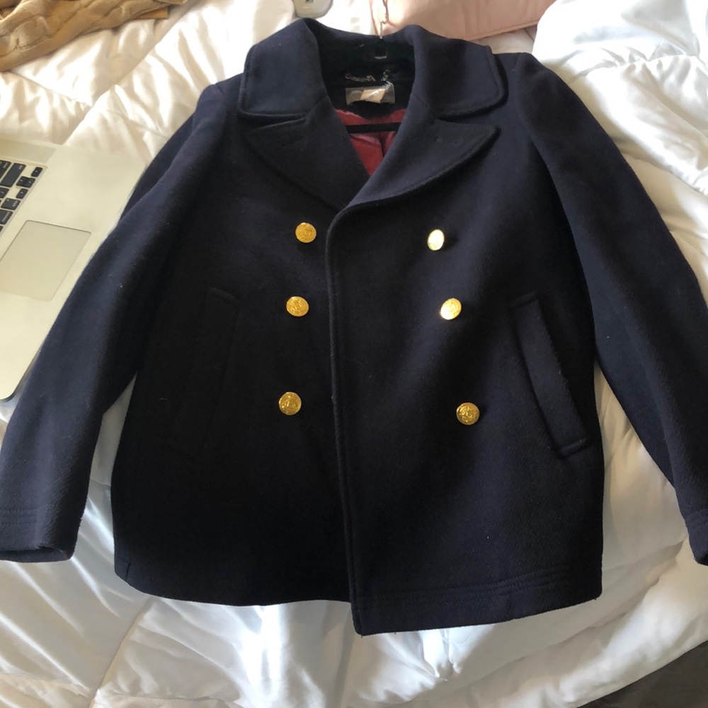 J.Crew Stadium Cloth Nello Gori Jacket Wool Size 6